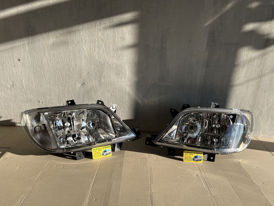 фари нові 308 311 313 316 411 413 416 mercedes sprinter w903 2000-2006