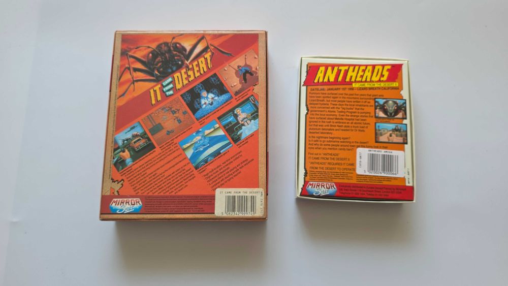 Amiga It came from desert plus Antheads data disk premierowe