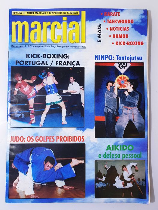 Antiga Revista Artes Marciais e Desportos Combate ~ "Marcial" ~ 1998