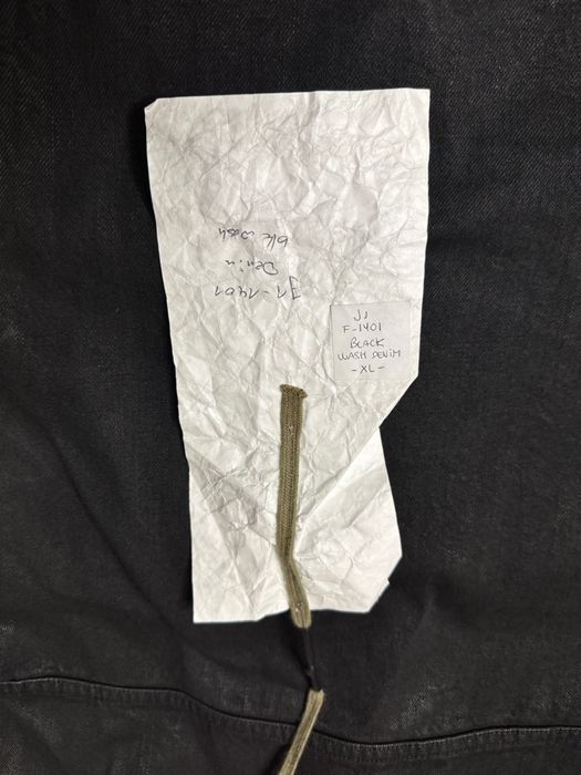 Джинсова куртка 11 by Boris Bidjan Saberi J1 F-1401 Black Wash Denim