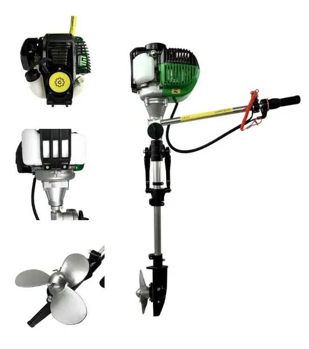 Мотор для човна Grünwelt 2.4 кВт, 6000 об/хв, двотактний