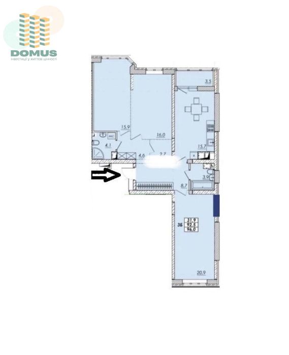 3-комнатная квартира по адресу ул. Танкистов (площадь 96 м²) - Atlanta.ua - фото 18