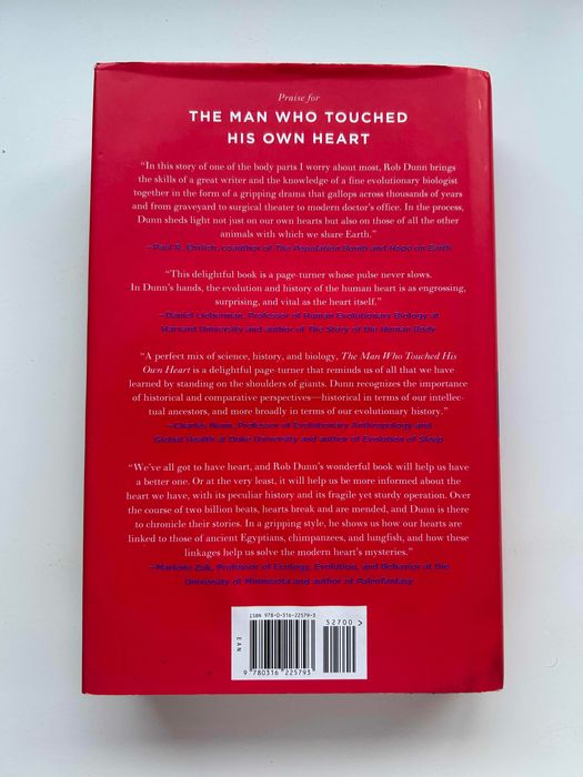 Livro "The Man Who Touched His Own Heart" de Rob Dunn