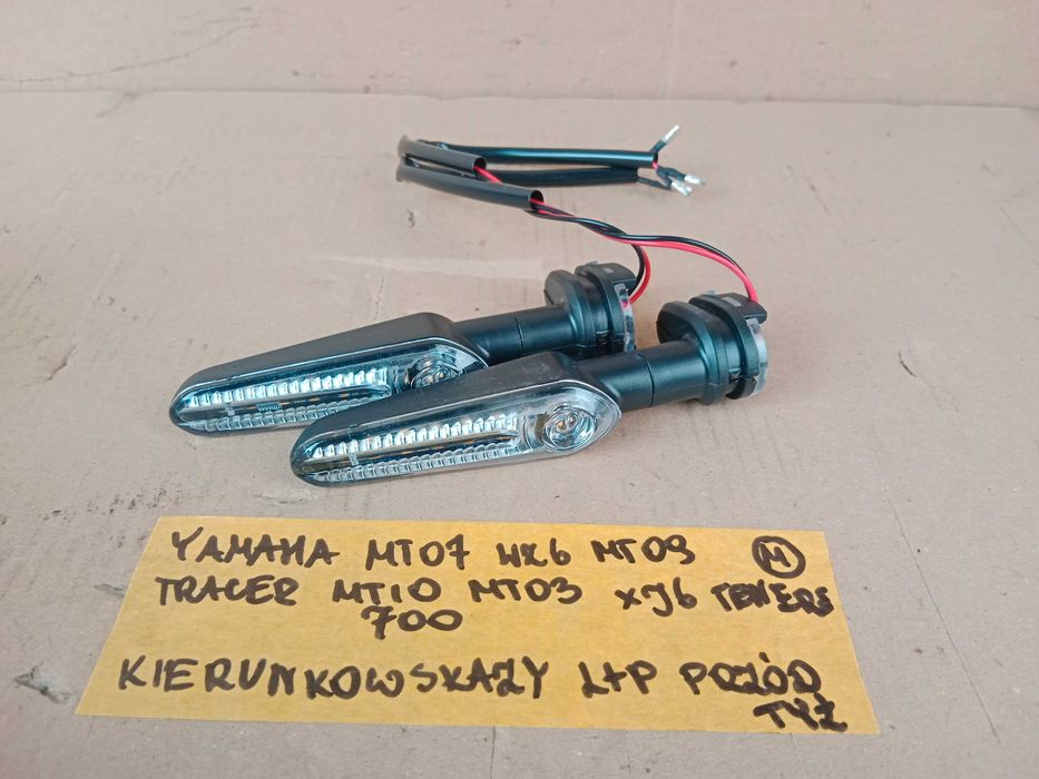 Yamaha MT07 MT09 Kierunkowskazy Przód Tył Kierunkowskaz Prawy Lewy LED