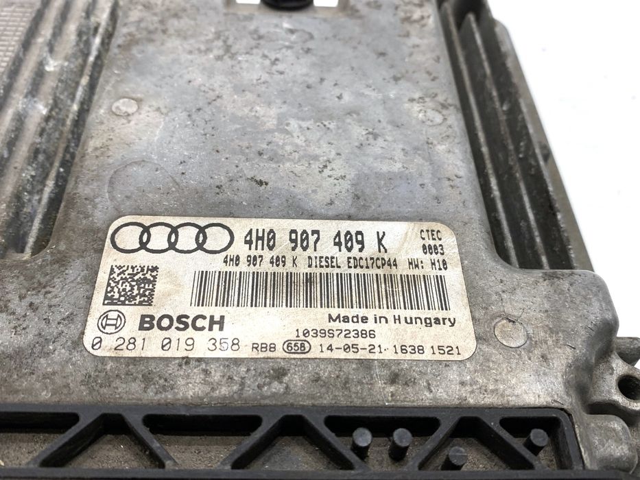 KOMPUTER SILNIKA AUDI A8 D4 4H0907409K 4.2 385KM 09-18 STEROWNIK