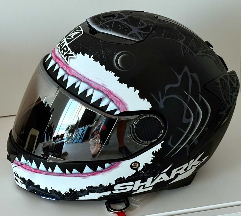 Capacete NOVO Shark Spartan WHT Matt (50% DESCONTO) Tamanho L