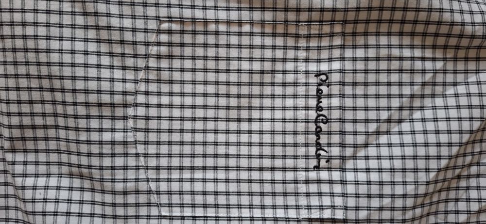 Koszula męska/chłopięca, krótki rękaw, M,  Pierre Cardin , 2 sztuki