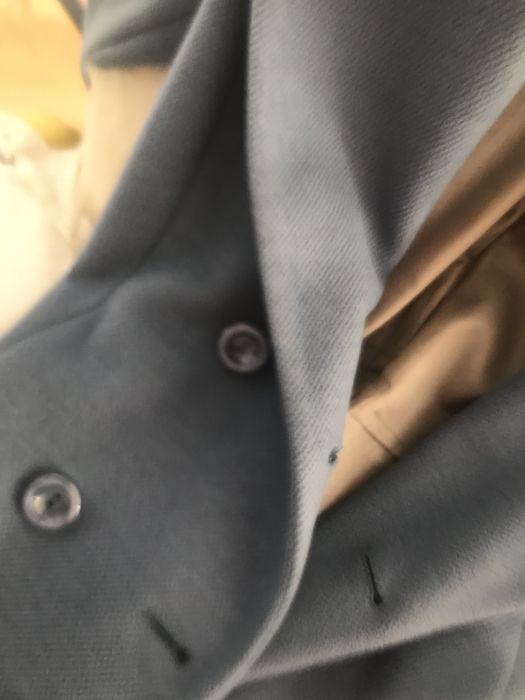 Sobretudo fracomina azul com capucho