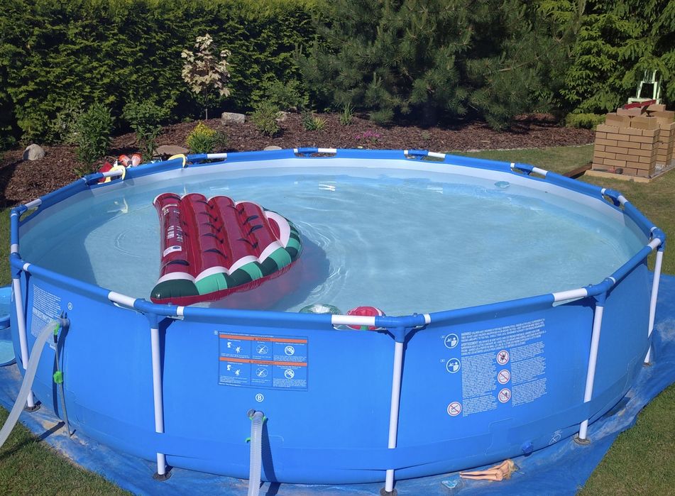 Basen stelażowy Bestway 366x67 z nową pompą do fitracji