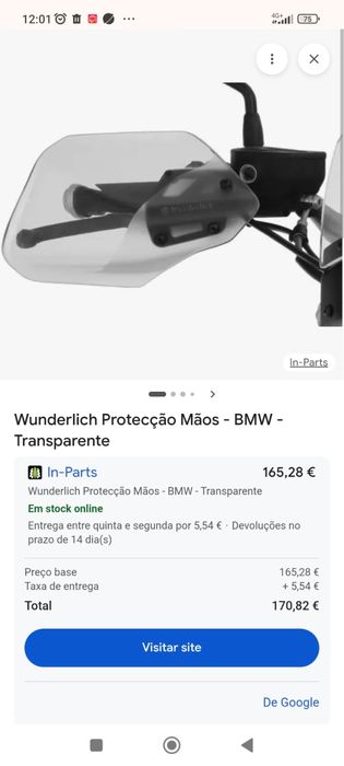 Protetor de mãos Wunderlich (moto)