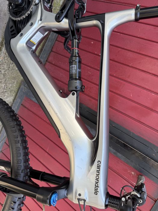 Велосипед Карбоновий двухподвес електро Cannondale Habit Neo 29