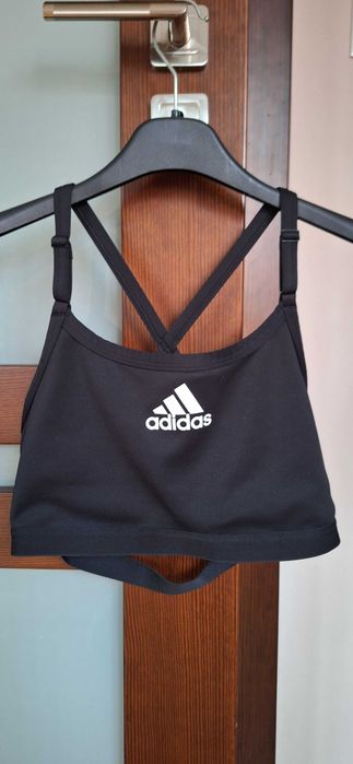 Biustonosz M L adidas sportowy top stanik logo