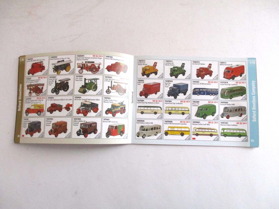 Catálogos/ Brochura de carros miniatura