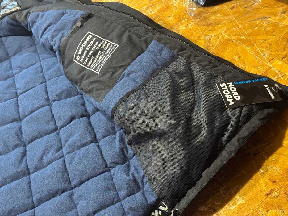Куртка Viking Fishing Nord Storm 200g 10K Blacknavy/ Курточка зима -30
