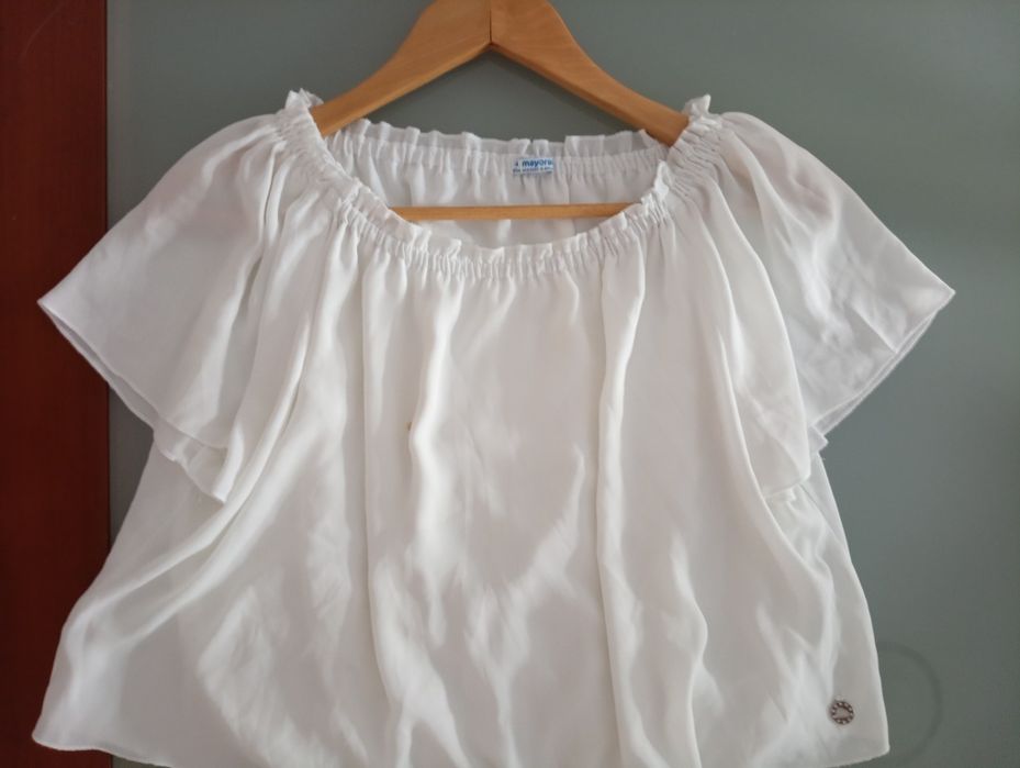 Blusa de Verão Mayoral  … Como Nova!!	Tamanho 14	157 cm