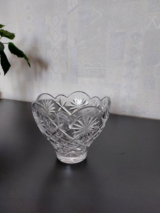 Ваза хрустальна для цукерок або фруктів
