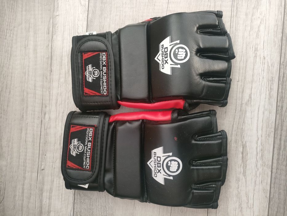 Rękawice boks  Krav Maga Karate  skóra naturalna MMA E1V3  DBX bushido męskie M