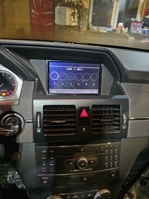 Radio mercedes Glk ekran LCD