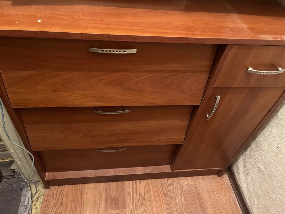 Тумба для взуття лісний горіх