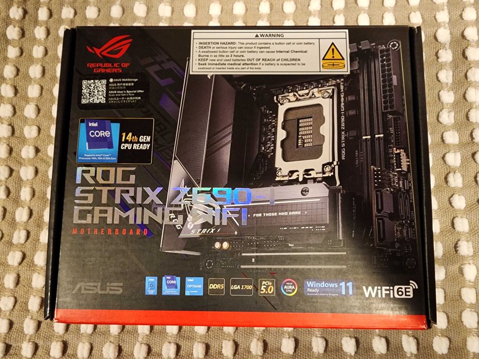 Asus Z690i ITX материнська плата для Intel 1700