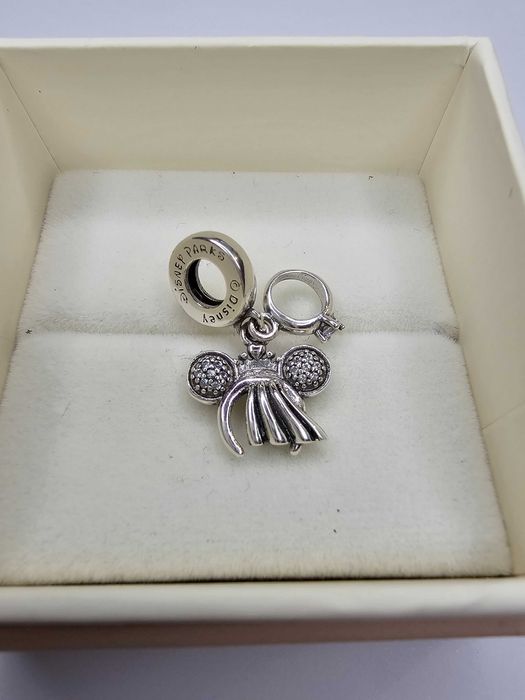 Srebrny charms do bransoletki Pandora Srebro 925 myszka minnie Disney