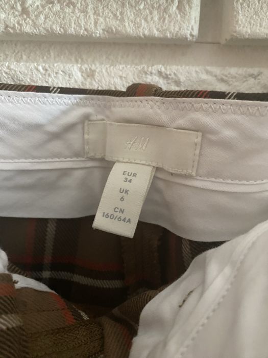 Spodnie w elegancką kratkę