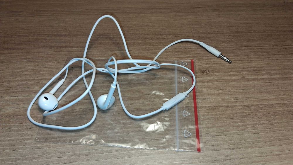 Słuchawki Audio Mini Jack - Białe