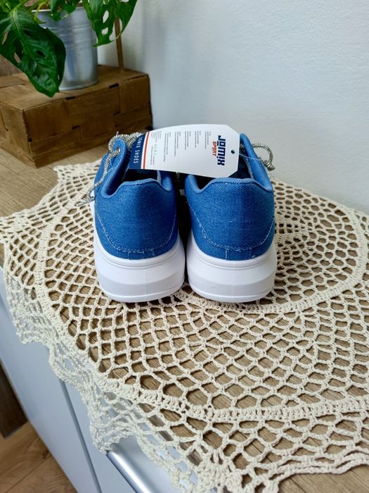 Damskie trampki na platformie buty sportowe sneakersy 37