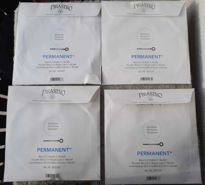 Struny do kontrabasu - Pirastro Permanent orkiestrowe
