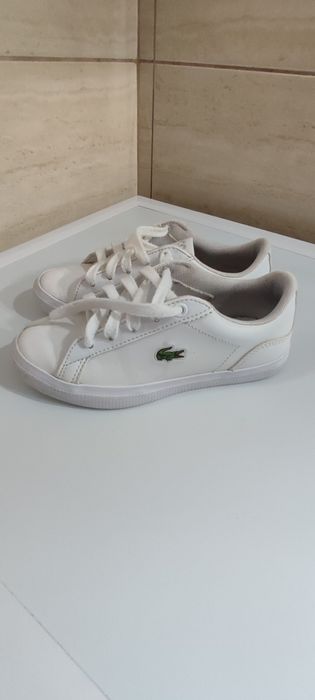 Buty białe Lacoste rozm. 29, dł. wkładki 19 cm.