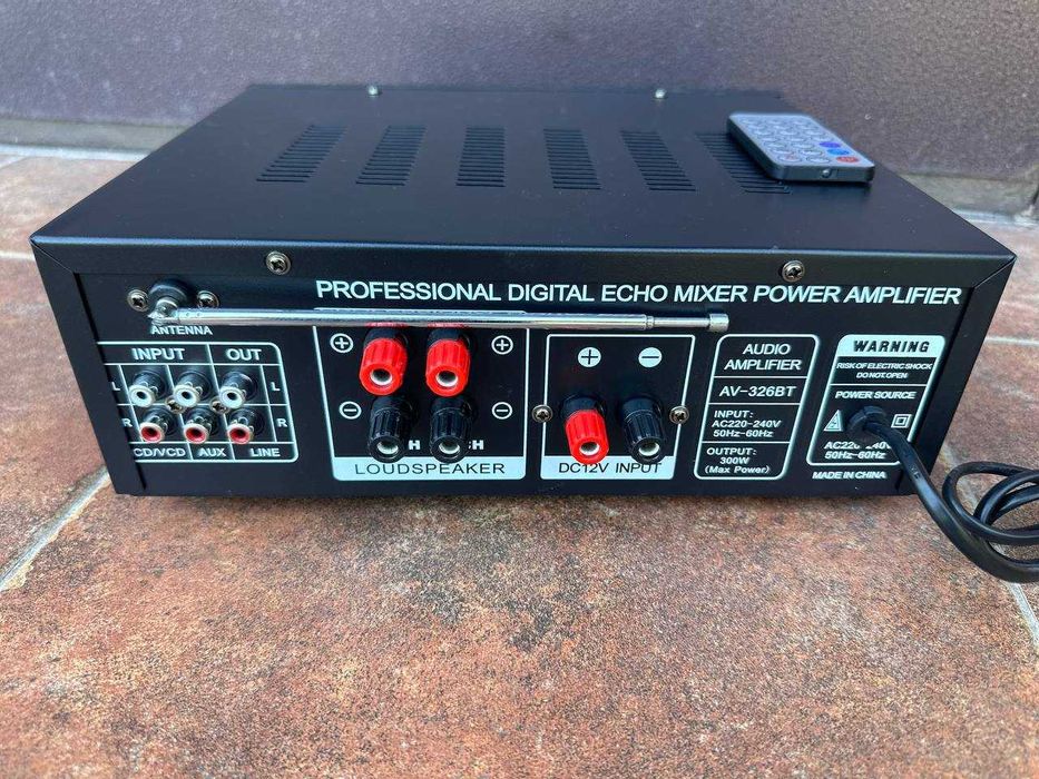 ℹ️ Усилитель звука. Мощность 2 х 150w. Радиоприемник Усилок Підсилювач