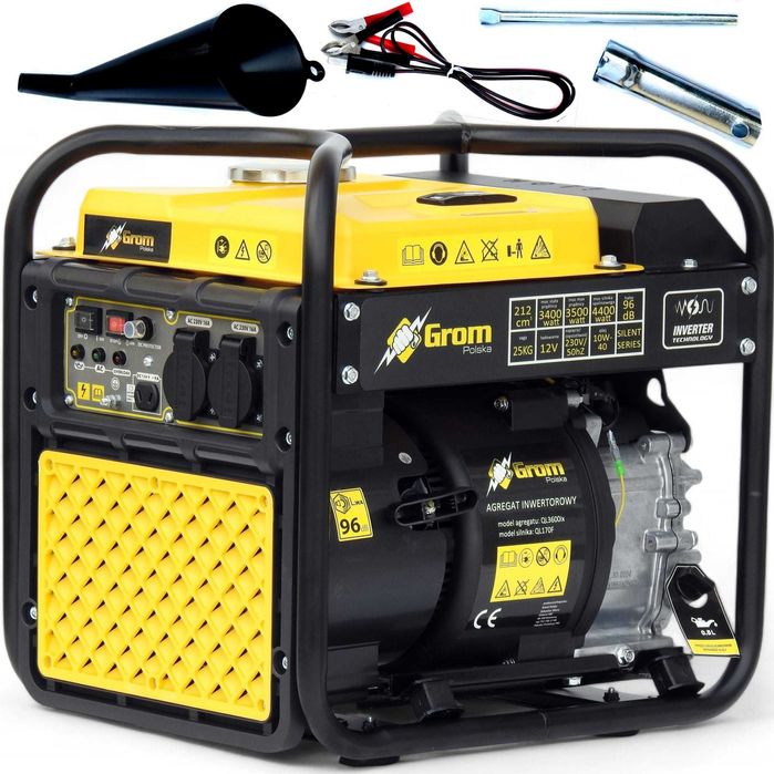 Інверторний генератор Grom 4.4 kW | НОВИЙ | Для котла |Чиста синусоїда