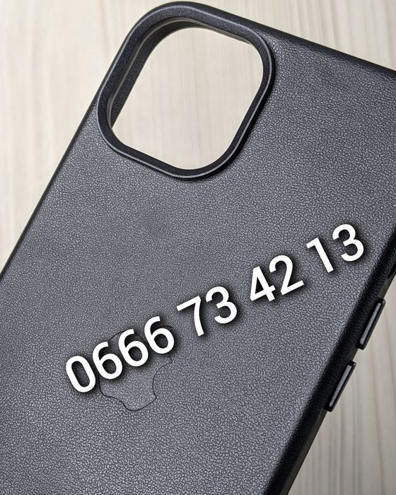 Чехол кожаный на iPhone 14 чохол шкіряний