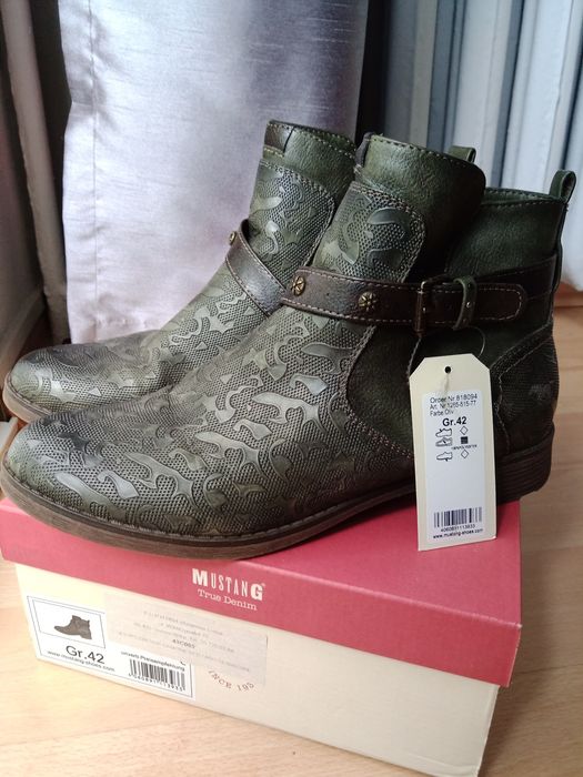 Botki Mustang roz.42