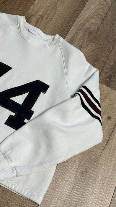 Zara bluza college biel ecru M