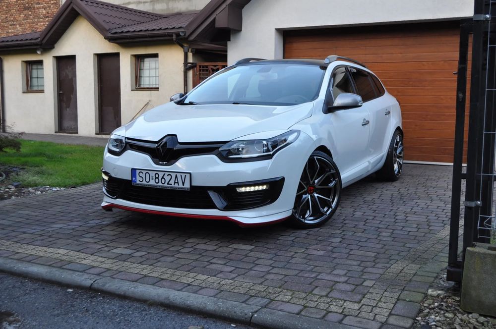Renault Megane 2.0T 220PS LED  Navi Climatronic Parctronic Alufelgi G.Fotele Servis