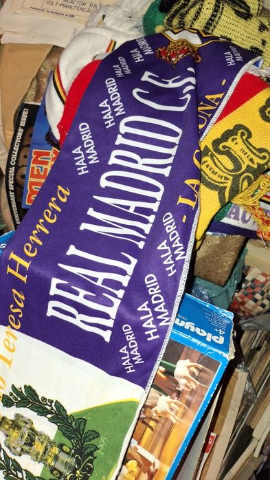 Cachecol Slb Benfica Teresa Herera Real Madrid Flamengo