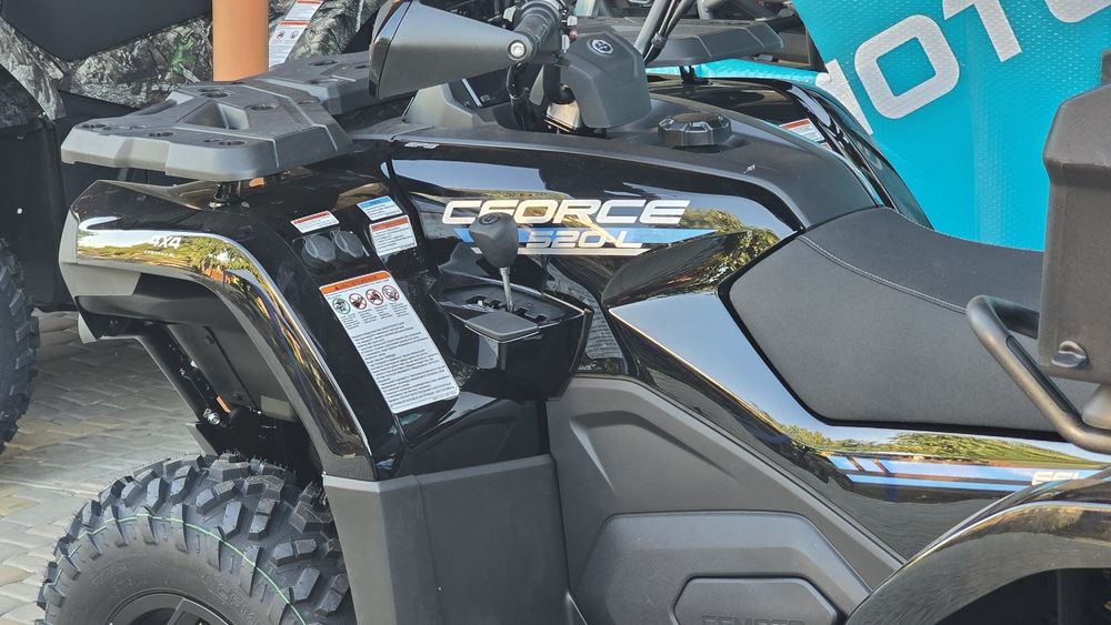 Кввдроцикл CFMOTO 520L EPS NEBULA BLACK доставка 2025"