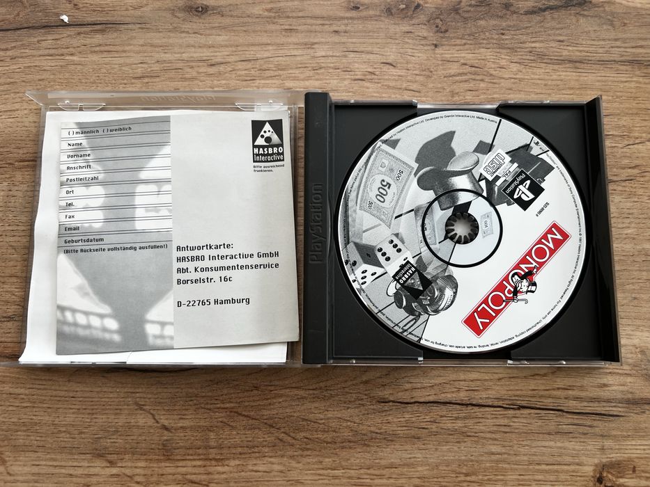 #2373 monopoly ps1 playstation psx gra