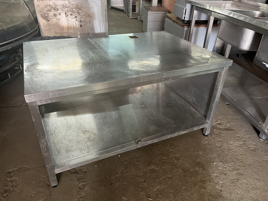 Escaparate Mesa em Inox 1.30 x 90