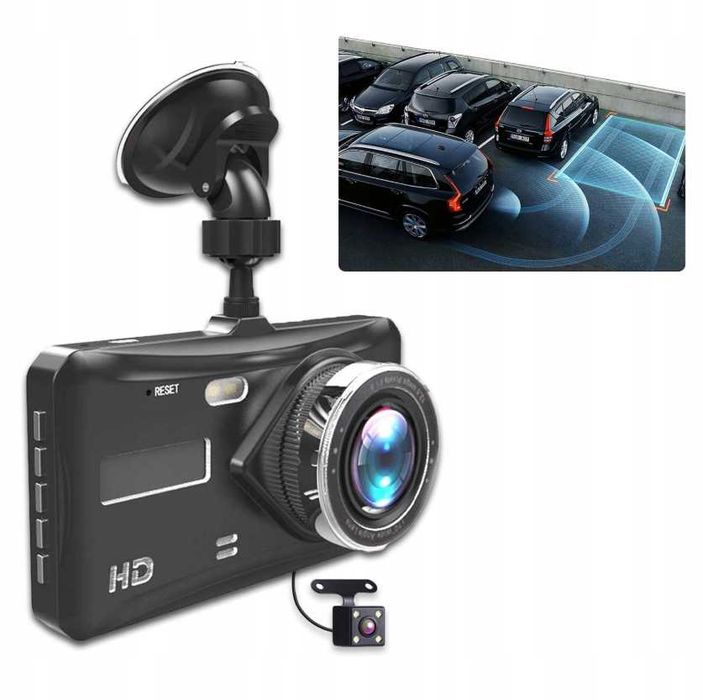 Kamera Samochodowa Wideorejestrator + Kamera Cofania Dotykowy