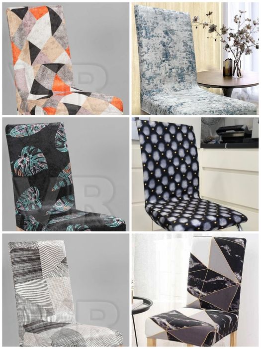 Чохол на стілець Чохли на стільці Велюрові Універсальні Туреччина