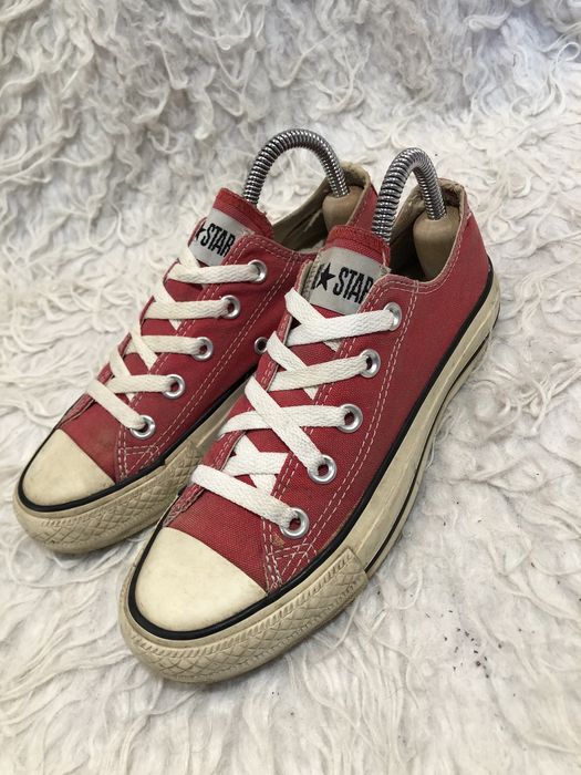 Buty trampki Converse rozmiar 35 22 cm czerwone niskie