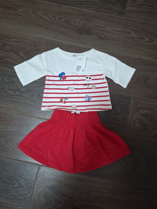 Літній комплет для дівчинки від H&m p.92