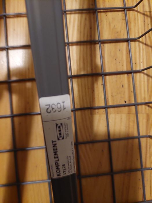 2 kosze metalowe do szafy z prowadnicami