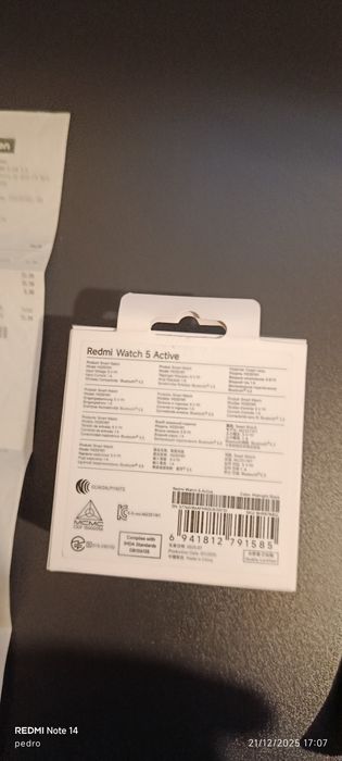 Redmi watch 5 active