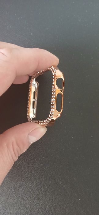 чохол-бампер з кристалами для Apple Watch