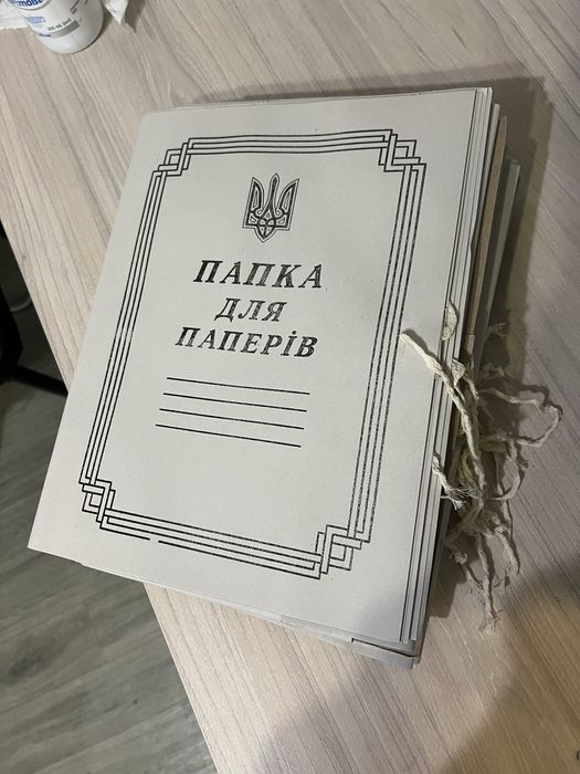 Папки для бумаг на завязках 40шт