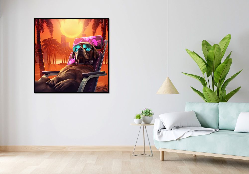 Plakat 100x100cm Lato w Stylu