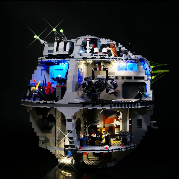 Lego 10188 Gwiazda Śmierci, figurki, zestaw led